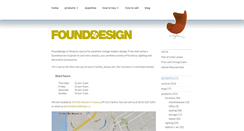Desktop Screenshot of founddesign.ca